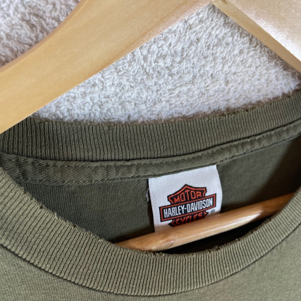 Harley-Davidson Military Sales Bagram Air Base Afghanistan Tee XL Distressed - Picture 7 of 14